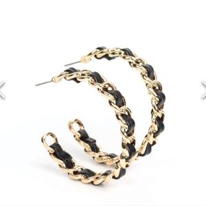 Brand new Industrial Incantation Gold Hoop Earrings ✨️ SALE EDGY